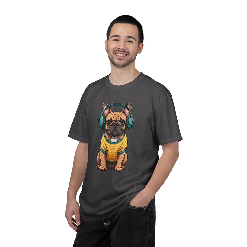 Unbothered Beats  - The Retro French Bulldog Tee