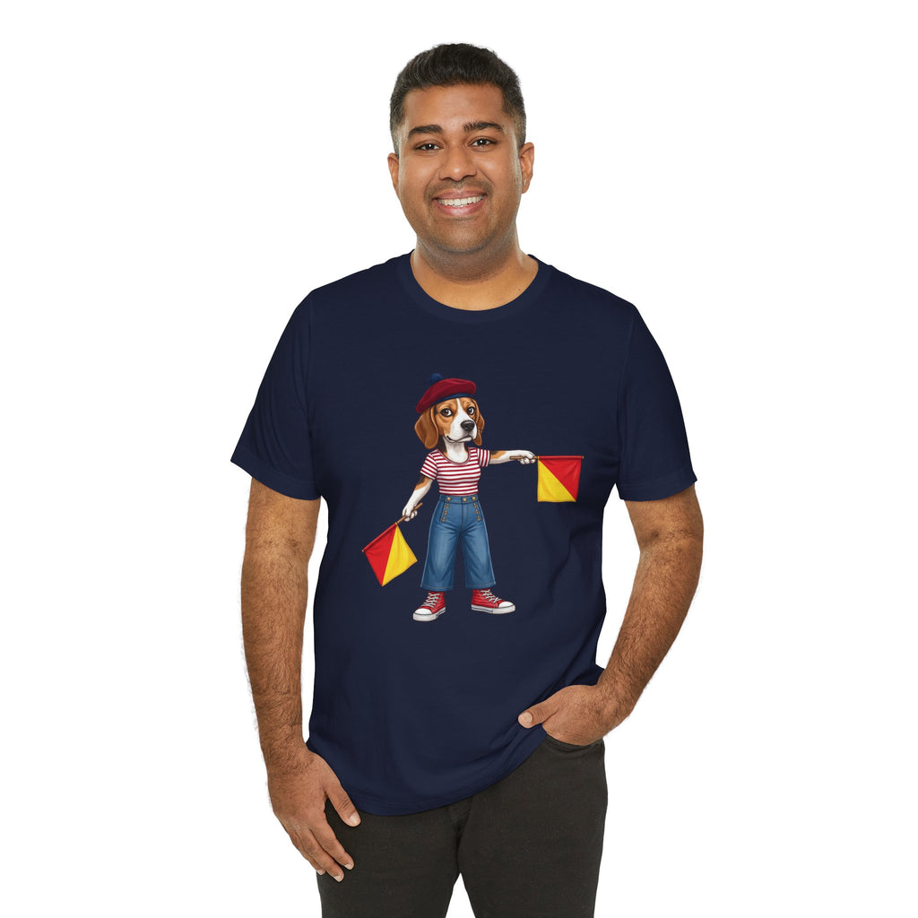 The Semaphore Beagle: Letter ‘M’ Graphic Tee | Wild Follies: Dispatches from Australia