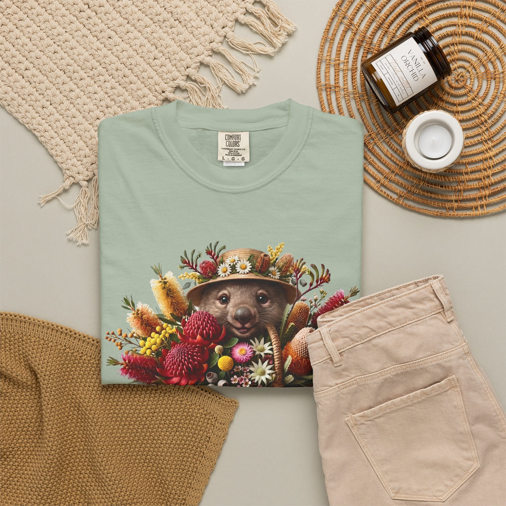 Blooms & Burrows - The Master Gardener Wombat Tee