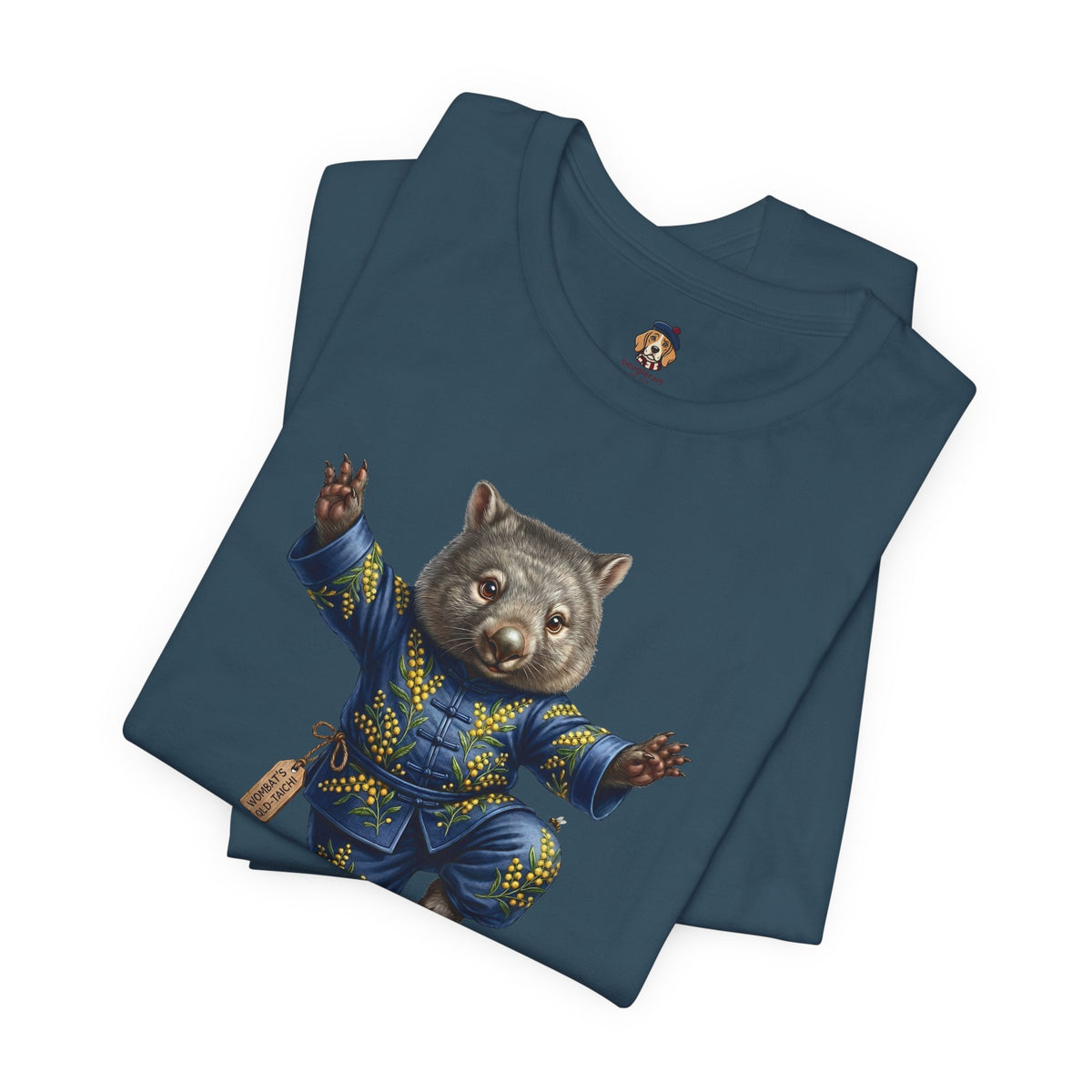 Golden Wattle & Zen-The Tai Chi Wombat of Queensland Tee