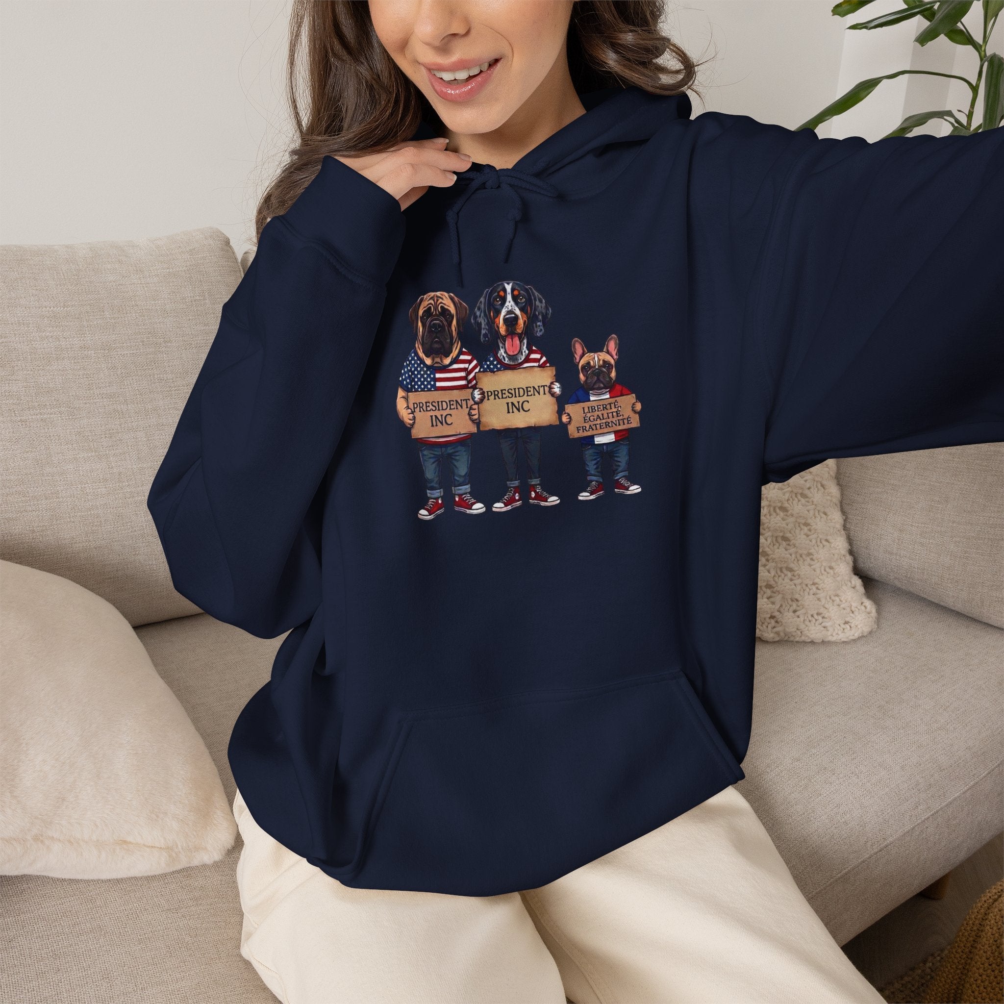 Patriotic Dog Hoodie