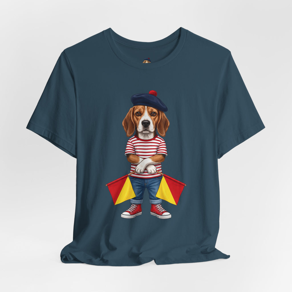 The "End of Message" Beagle Tee | Wild Follies: Dispatches from Australia