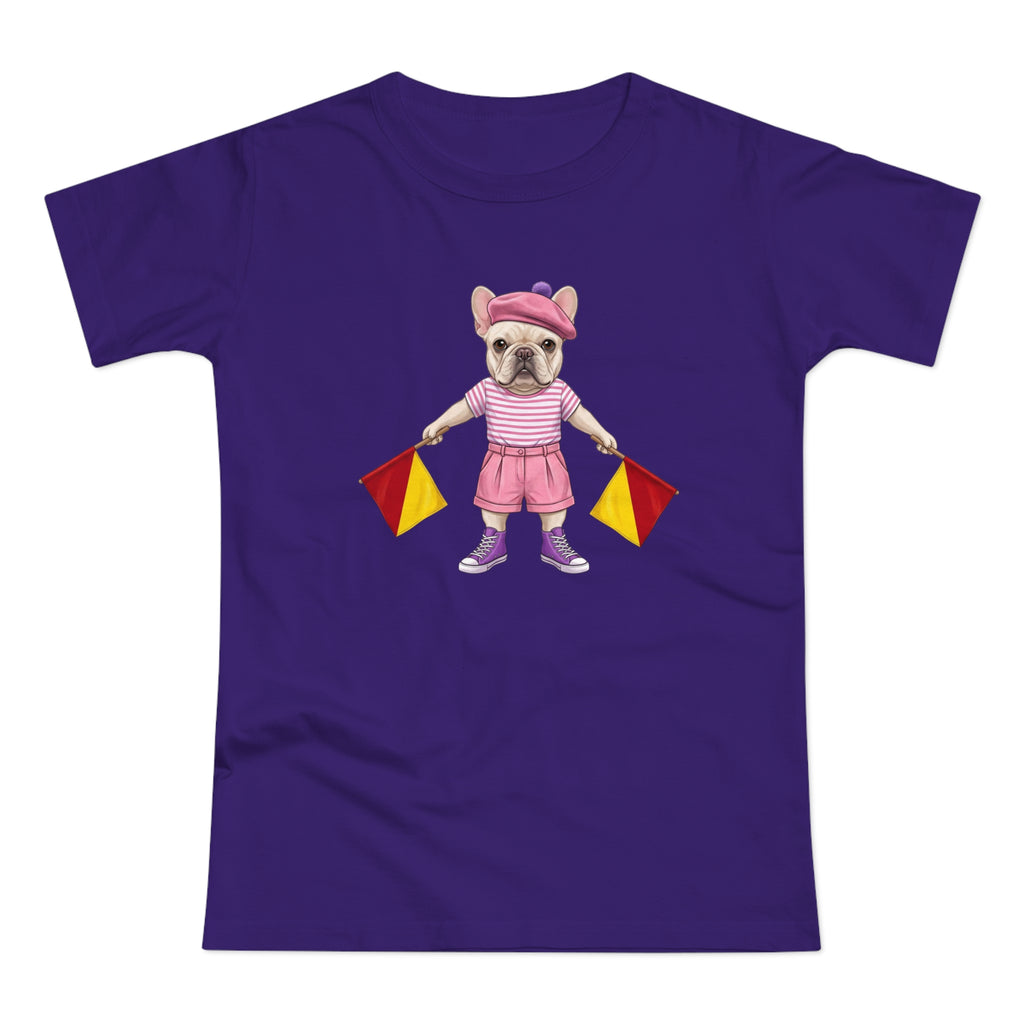 The Signal Frenchie: Semaphore Letter "M" Graphic Tee – Chic Analog Survival Wear