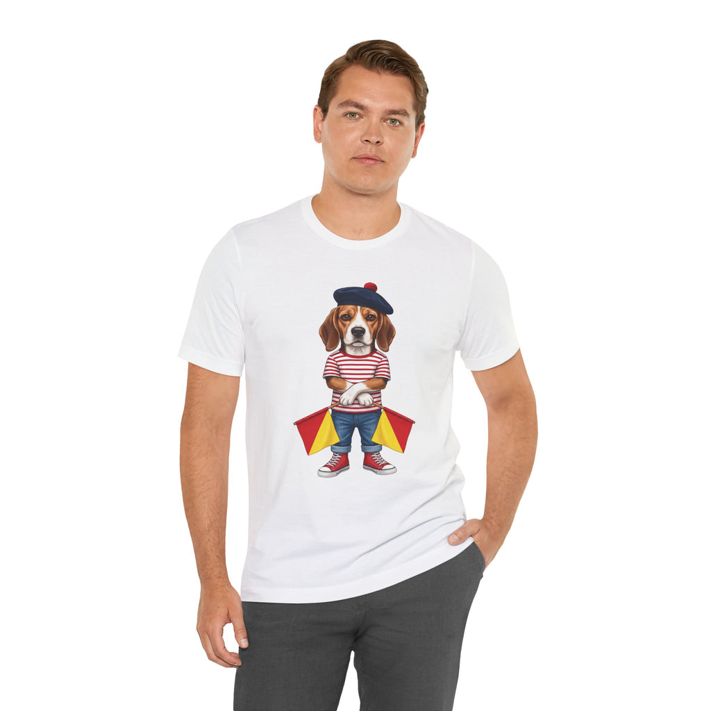 The "End of Message" Beagle Tee | Wild Follies: Dispatches from Australia