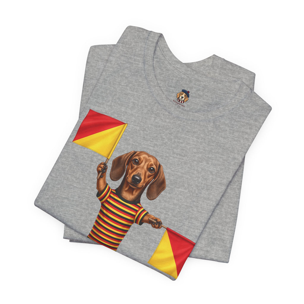 Letter J Dachshund Graphic Unisex Tee – Dispatches from Australia Collection