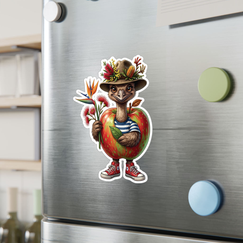 She’ll Be Apples - Aussie Emu Kiss-Cut Vinyl Sticker