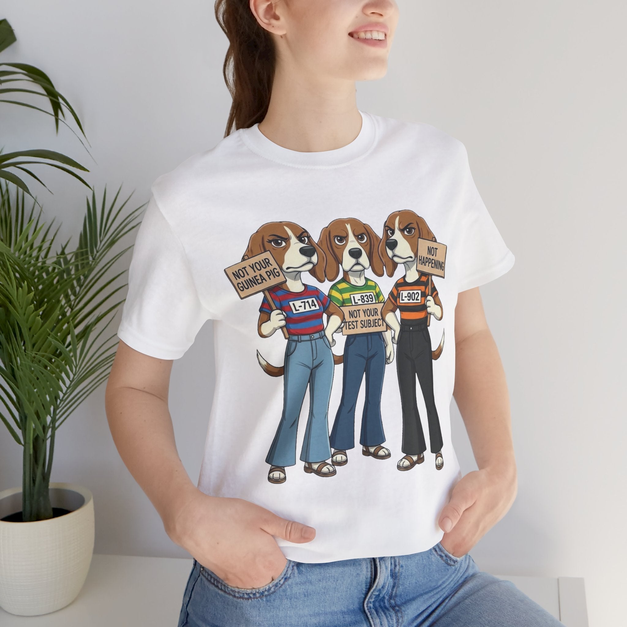 Not Your Test Subject — Beagle Freedom Protest Tee