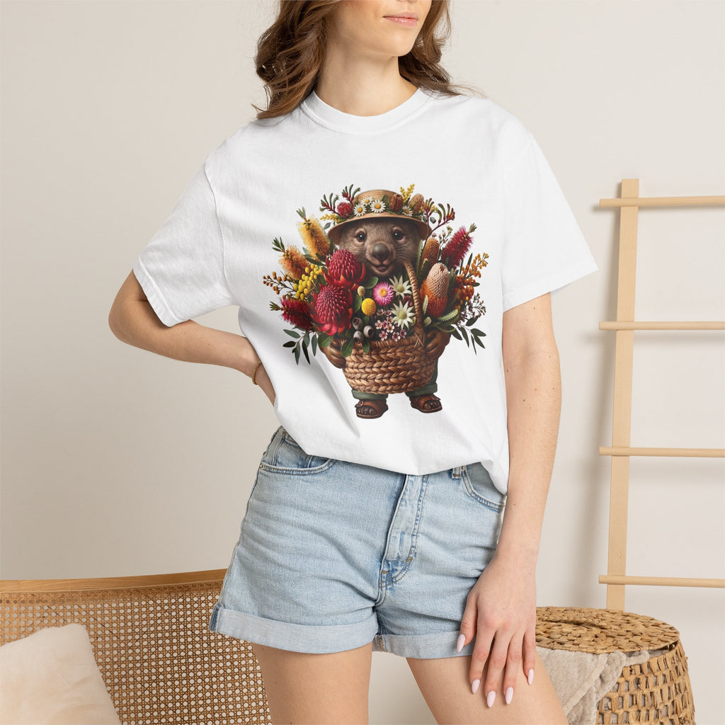 Blooms & Burrows - The Master Gardener Wombat Tee