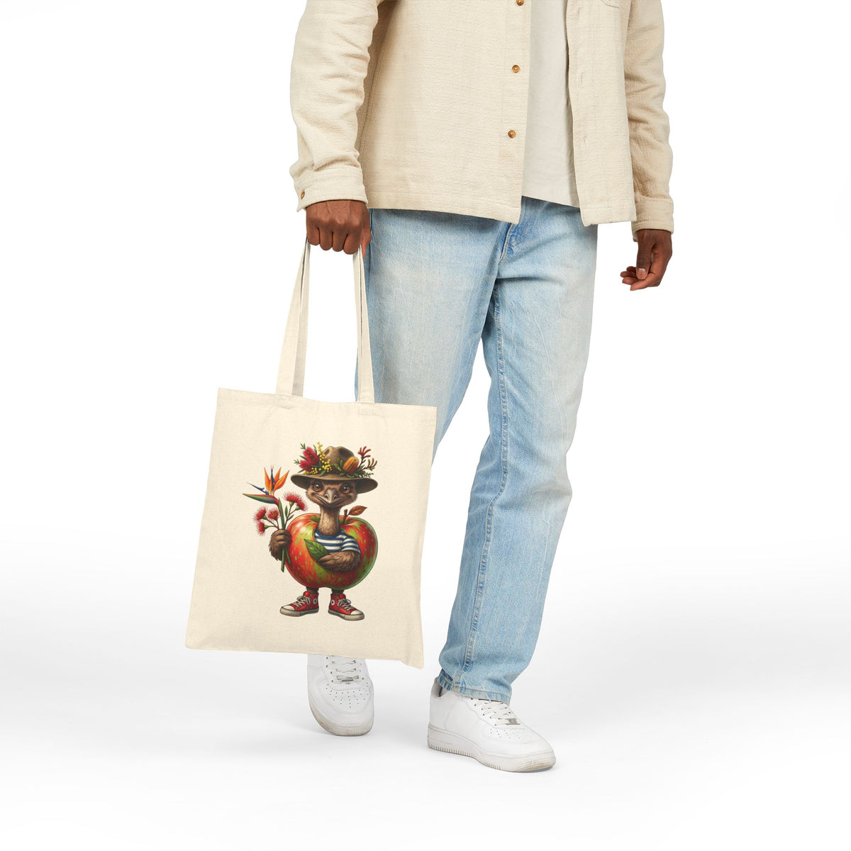 She’ll Be Apples - Heavy-Duty Aussie Emu Canvas Tote Bag