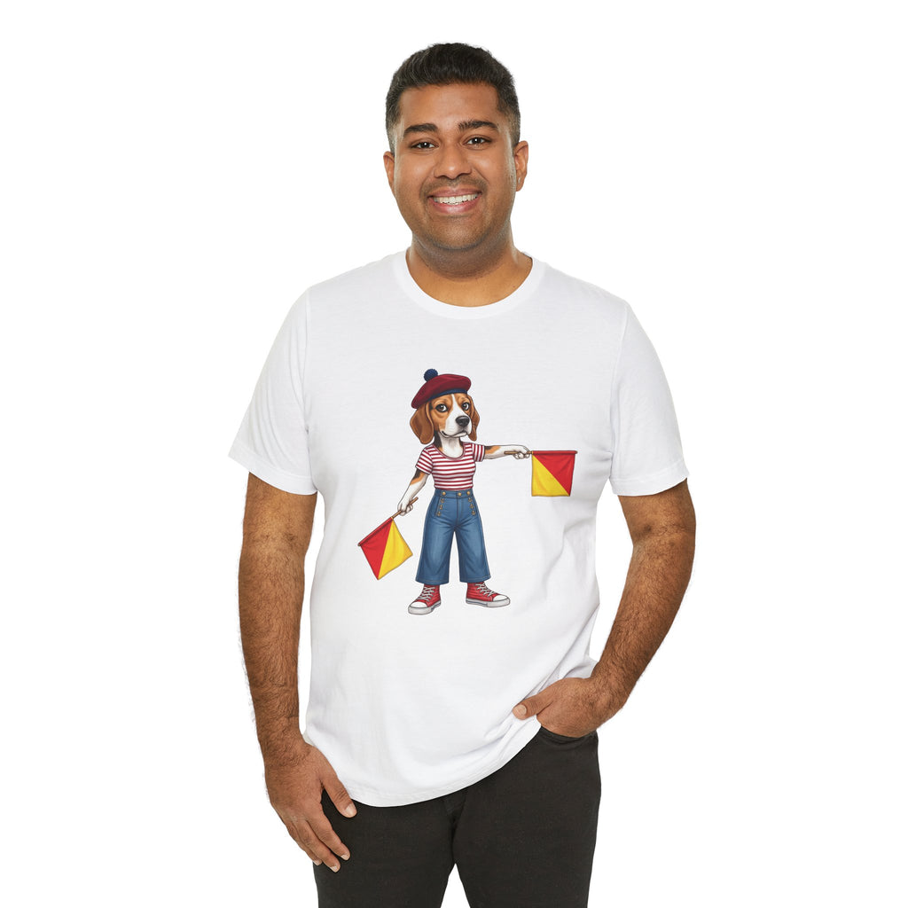 The Semaphore Beagle: Letter ‘M’ Graphic Tee | Wild Follies: Dispatches from Australia
