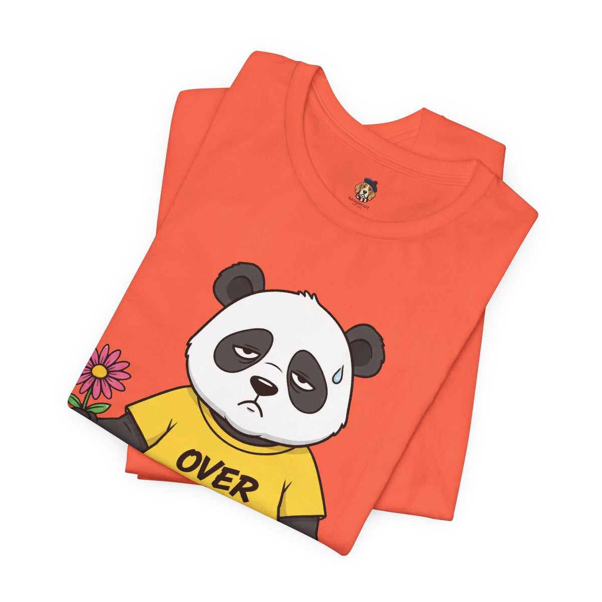 Over It Panda Tee — T‑Shirt for Women Who Need a Break