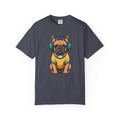 Unbothered Beats  - The Retro French Bulldog Tee