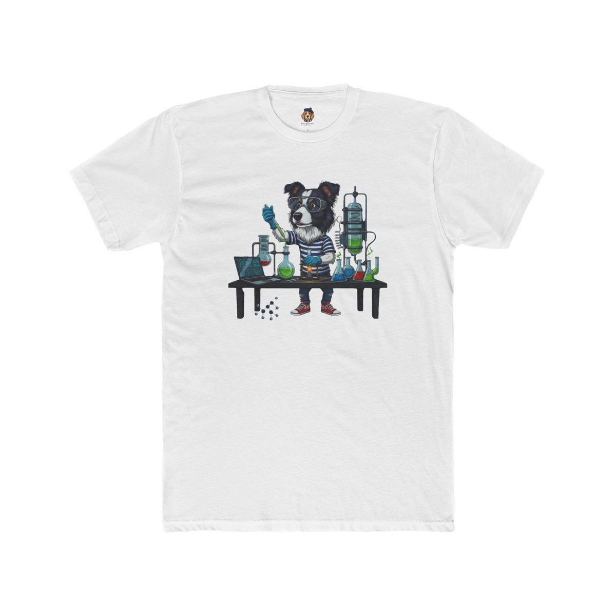 Pure Genius: The Border Collie Lab Scientist Tee