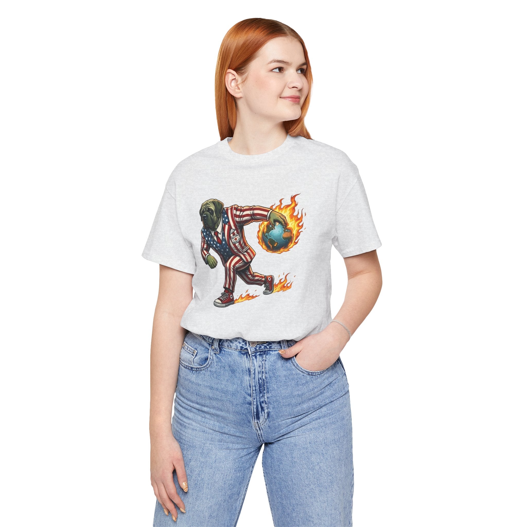 World's Not a Bowling Ball — Uncle Sam's Game Tee