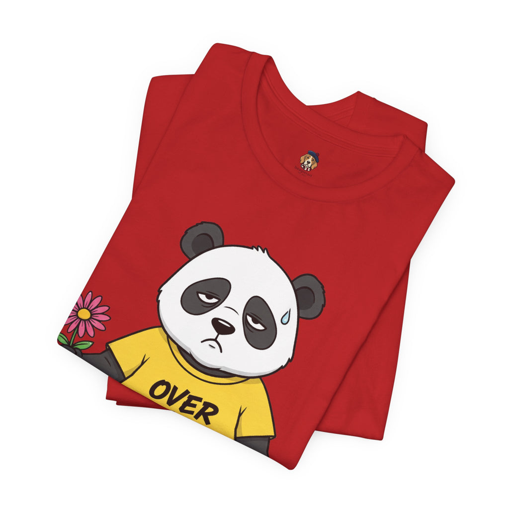 Over It Panda Tee — T‑Shirt for Women Who Need a Break