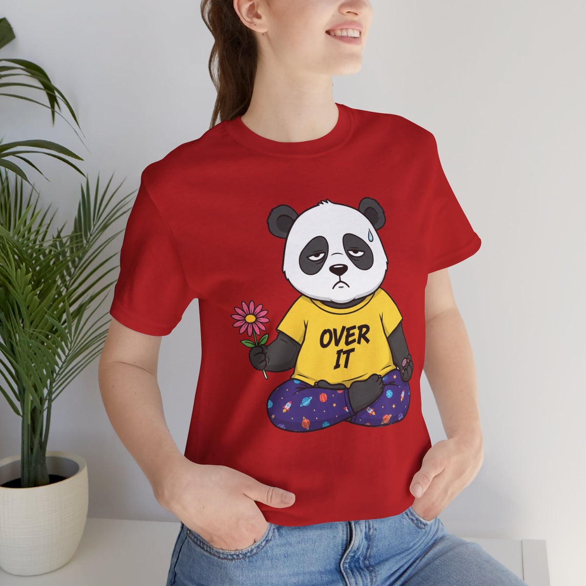Over It Panda Tee — T‑Shirt for Women Who Need a Break