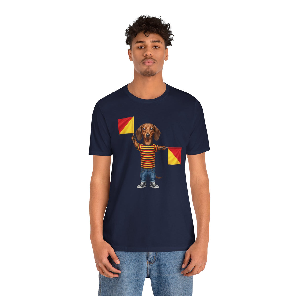 Letter J Dachshund Graphic Unisex Tee – Dispatches from Australia Collection