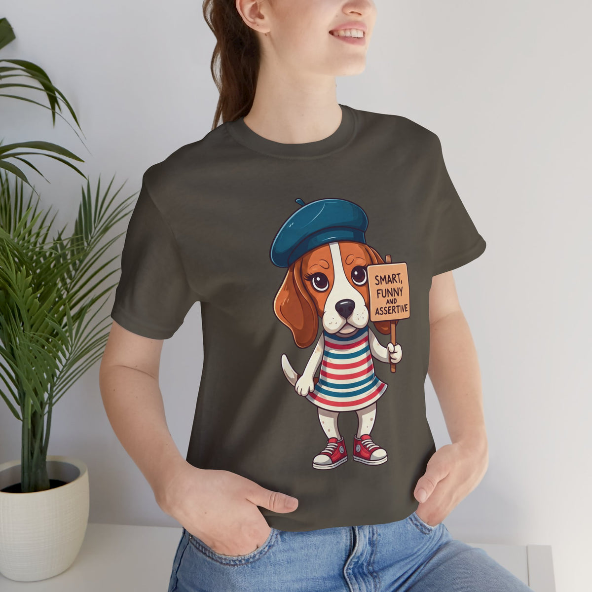 Too Loud, Too Smart, Too Bad – The Assertive Beagle Unisex T-Shirt