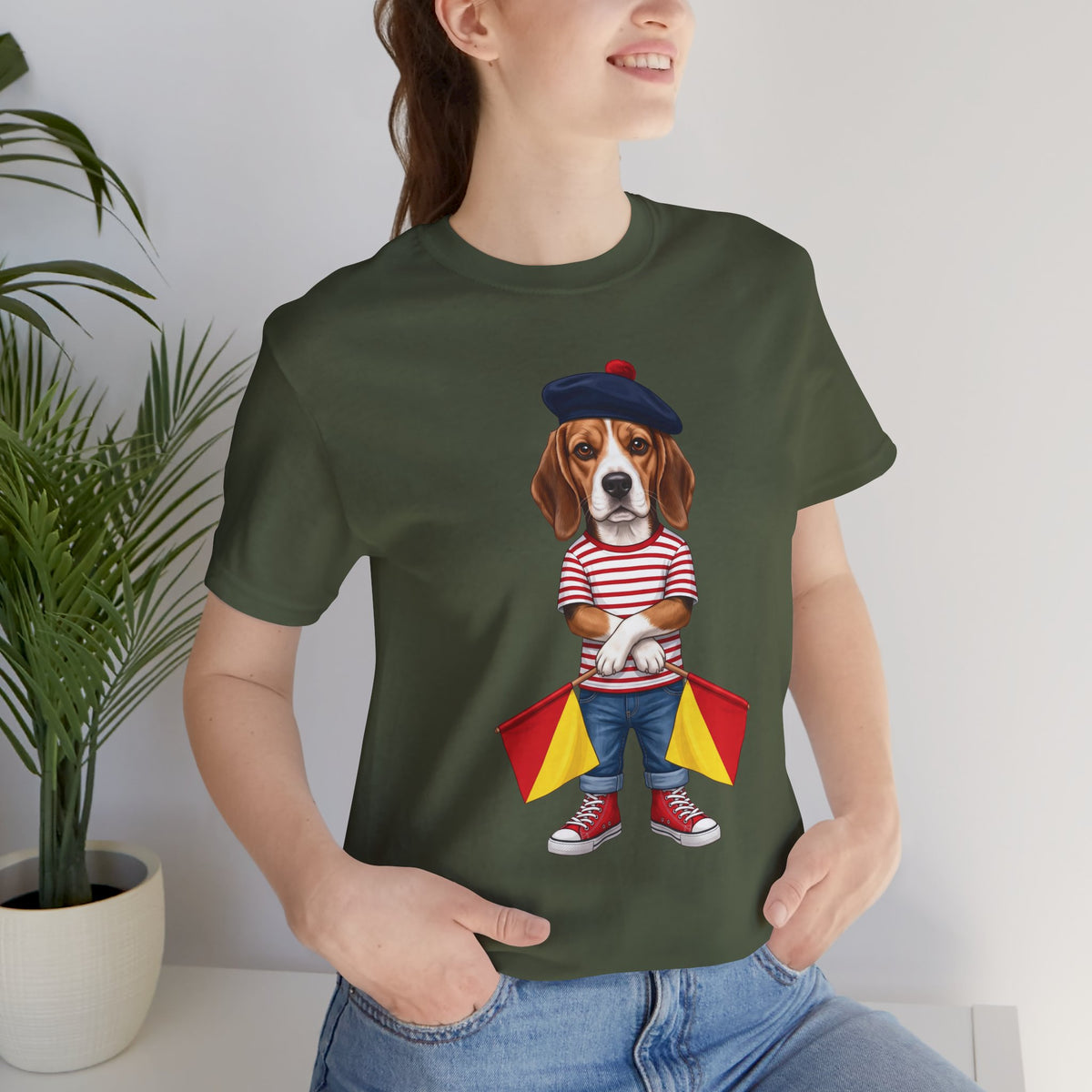 The "End of Message" Beagle Tee | Wild Follies: Dispatches from Australia