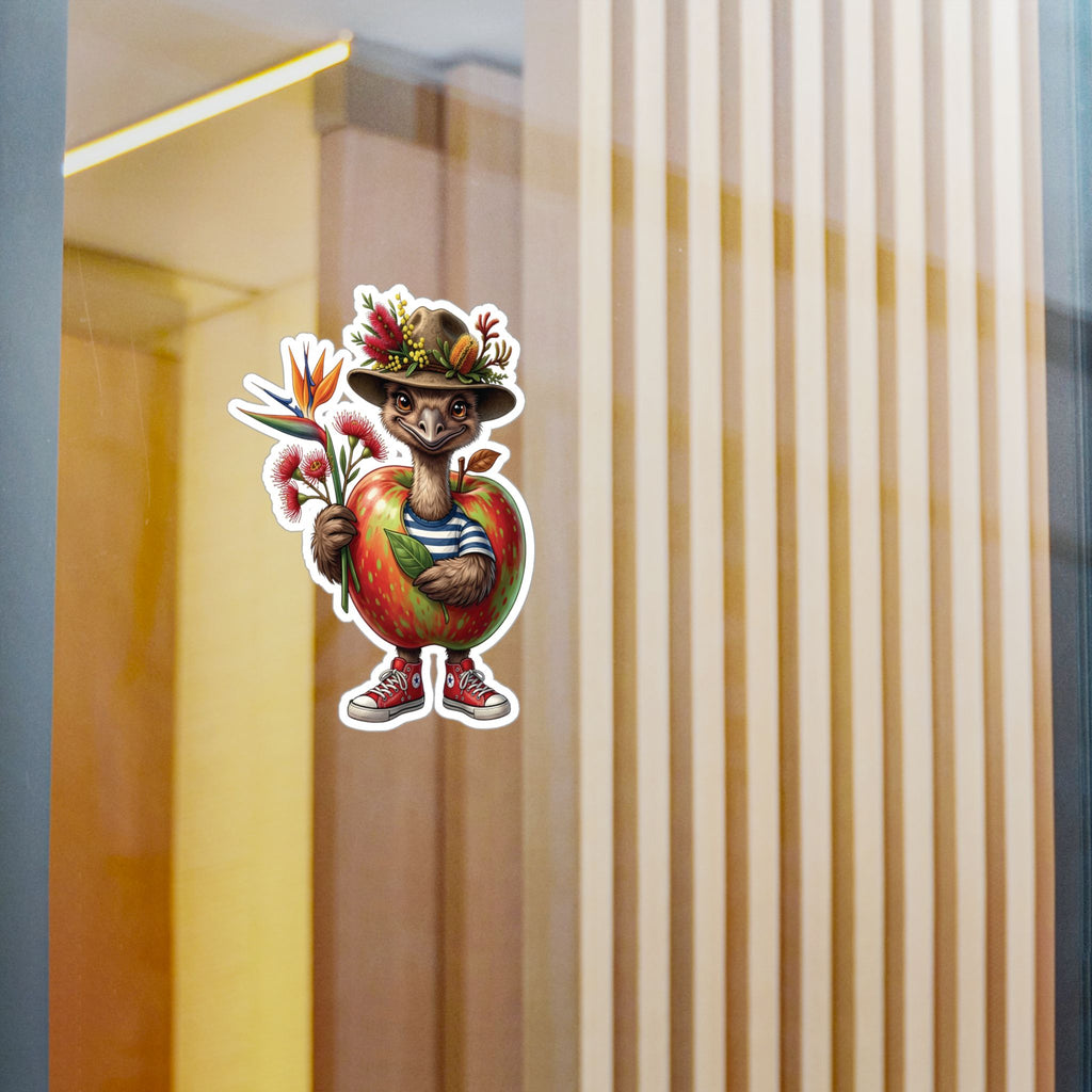 She’ll Be Apples - Aussie Emu Kiss-Cut Vinyl Sticker