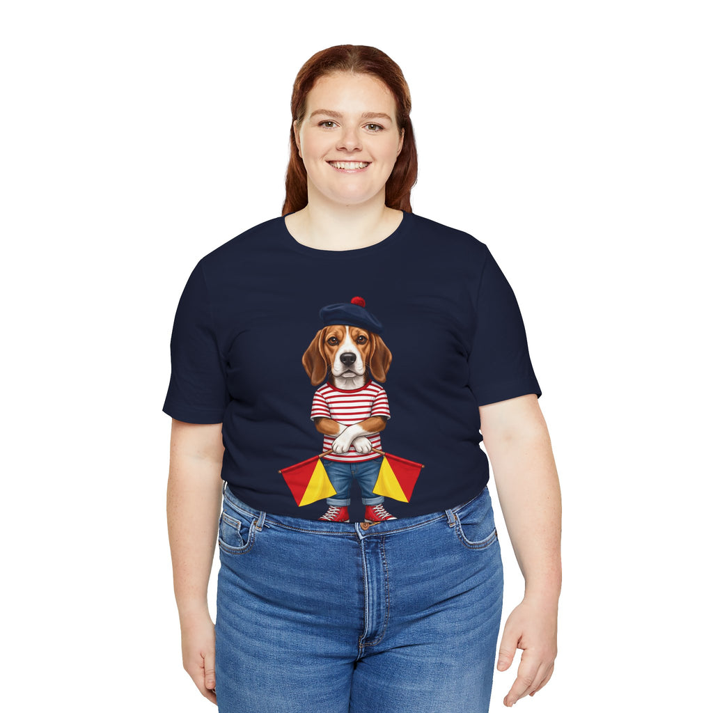 The "End of Message" Beagle Tee | Wild Follies: Dispatches from Australia