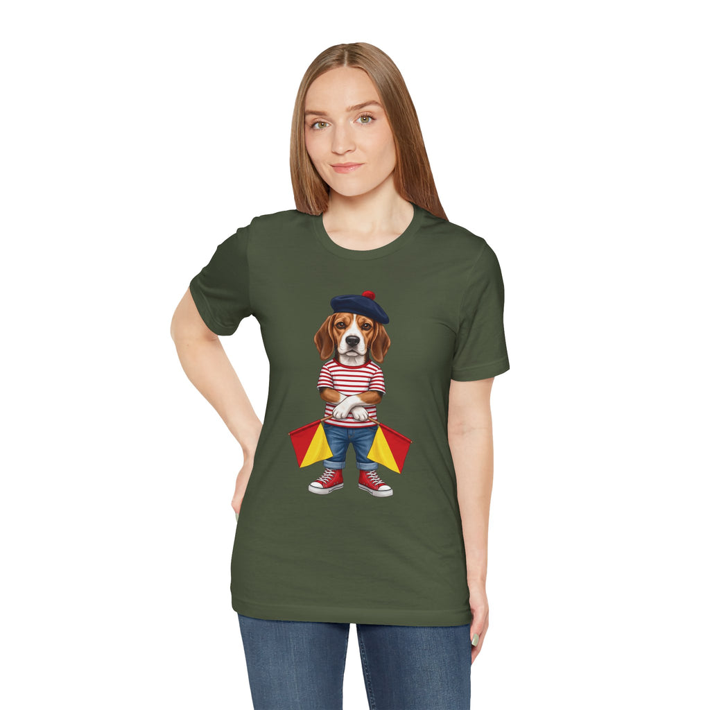 The "End of Message" Beagle Tee | Wild Follies: Dispatches from Australia