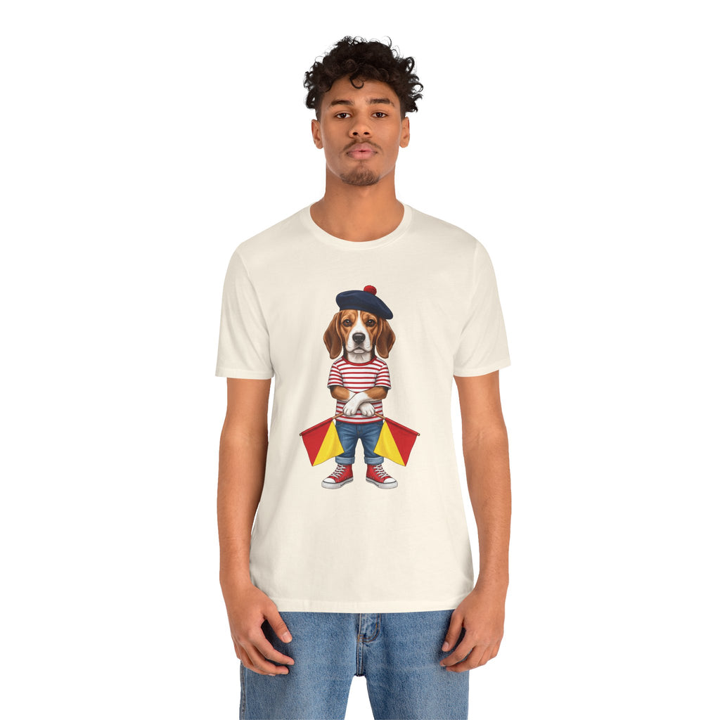 The "End of Message" Beagle Tee | Wild Follies: Dispatches from Australia