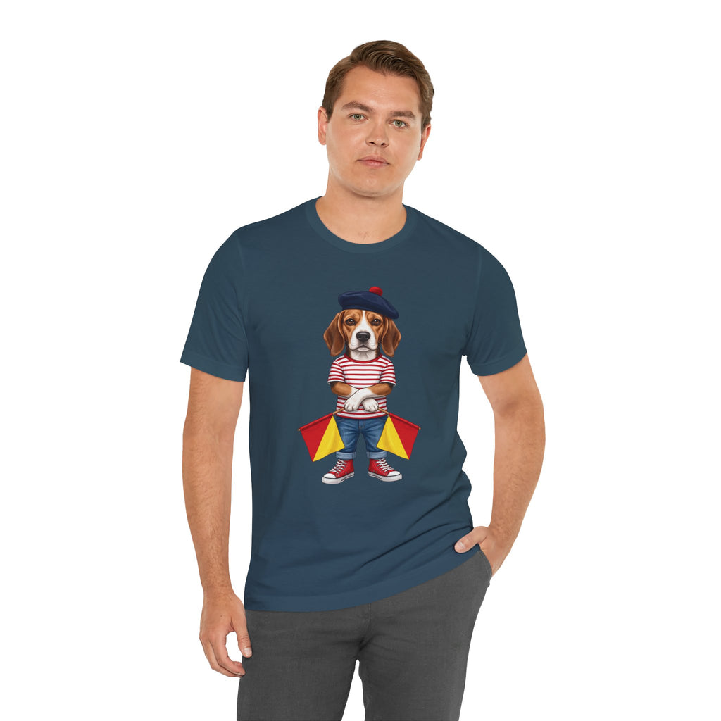 The "End of Message" Beagle Tee | Wild Follies: Dispatches from Australia