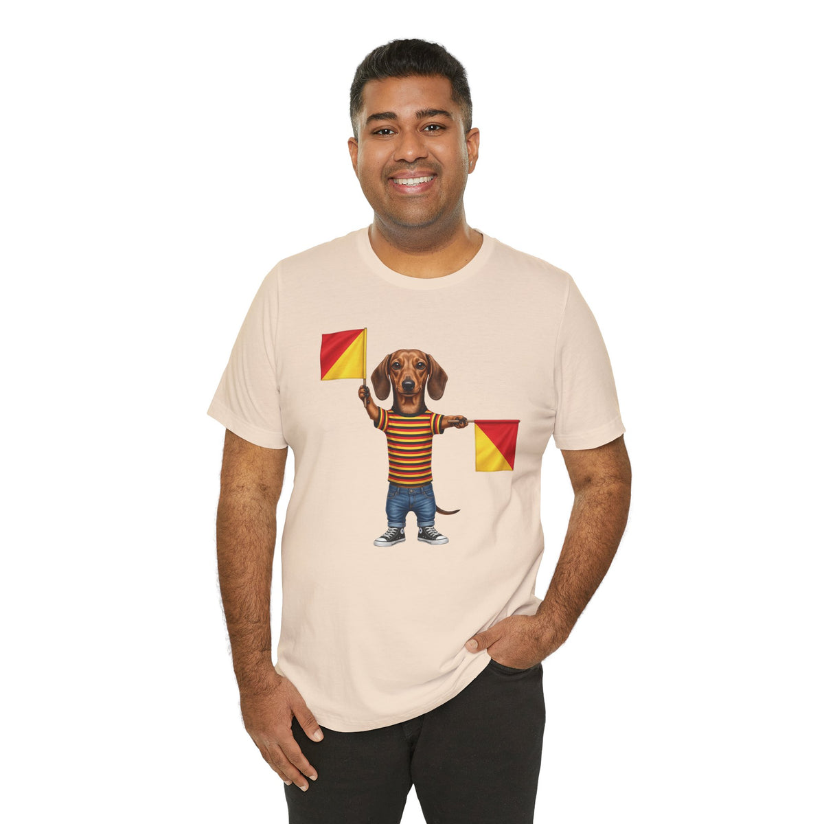 Letter J Dachshund Graphic Unisex Tee – Dispatches from Australia Collection