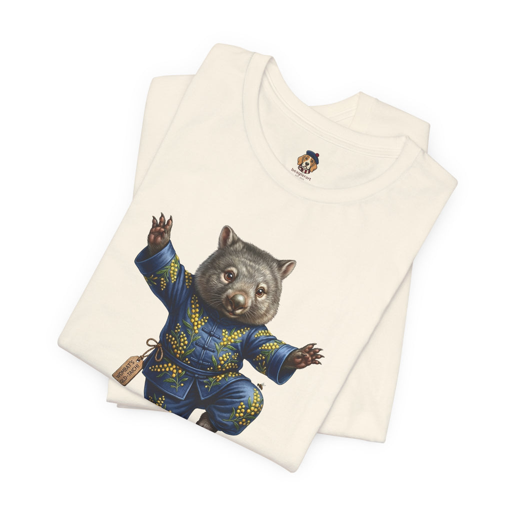 Golden Wattle & Zen-The Tai Chi Wombat of Queensland Tee