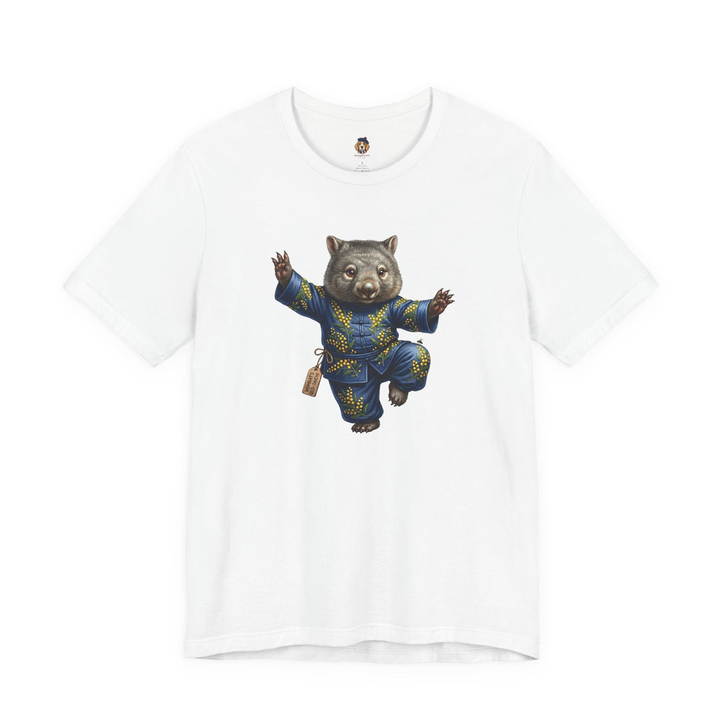 Golden Wattle & Zen-The Tai Chi Wombat of Queensland Tee