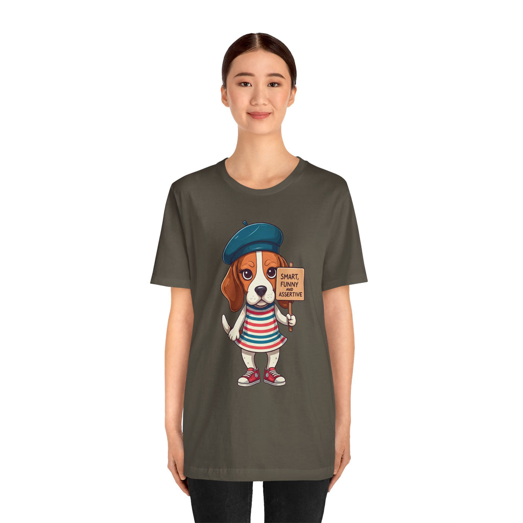 Too Loud, Too Smart, Too Bad – The Assertive Beagle Unisex T-Shirt