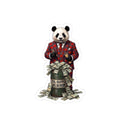 Panda Profiteer — China's Oil Windfall Kiss-Cut Vinyl Sticker