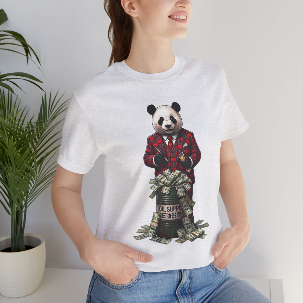 The Oil Broker Graphic Tee: Satirical Geopolitical Apparel