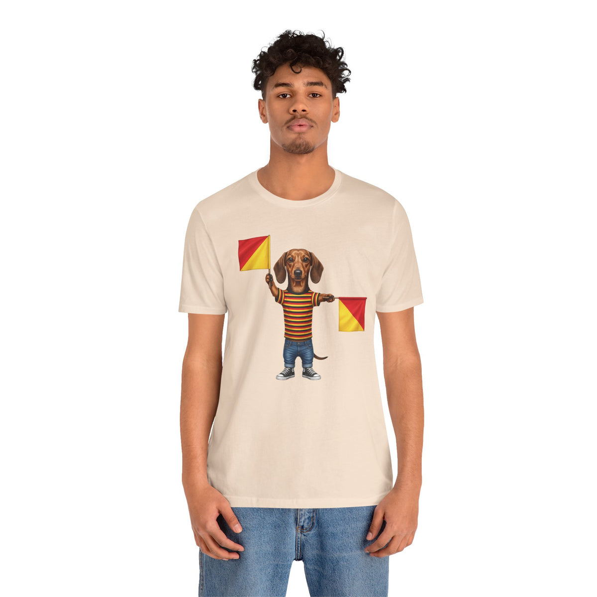 Letter J Dachshund Graphic Unisex Tee – Dispatches from Australia Collection