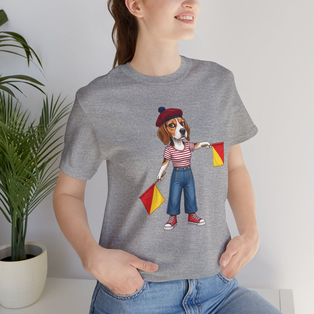 The Semaphore Beagle: Letter ‘M’ Graphic Tee | Wild Follies: Dispatches from Australia