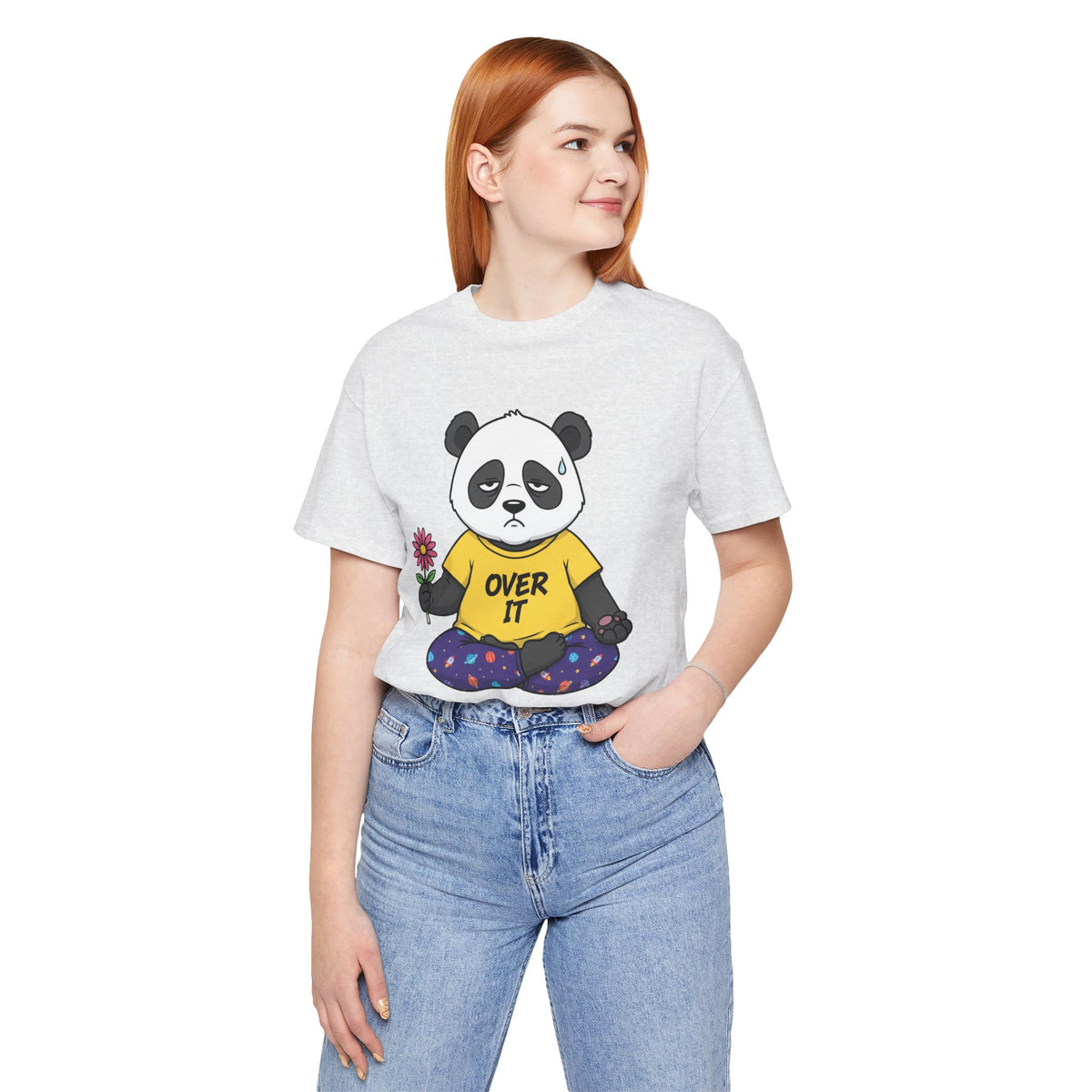 Over It Panda Tee — T‑Shirt for Women Who Need a Break
