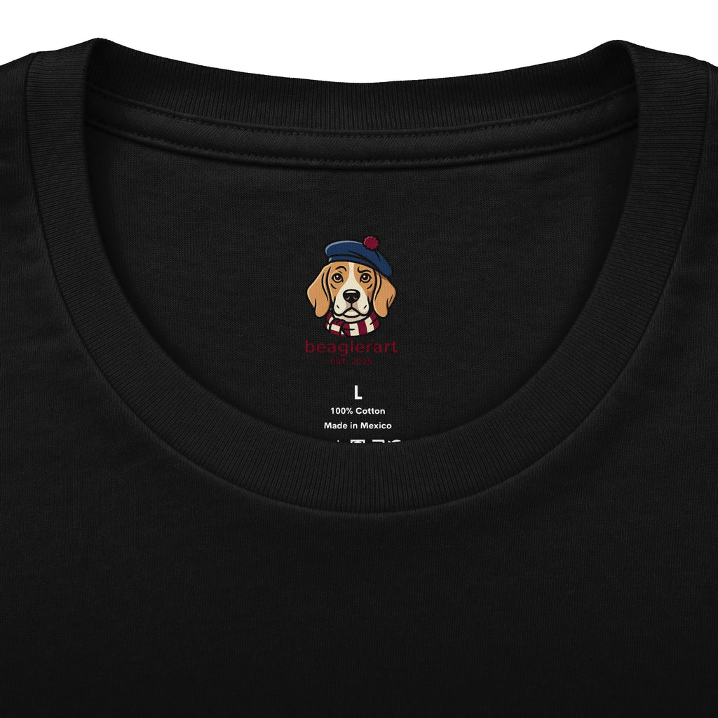 The Soundproof Hound: Startled Beagle Graphic T-Shirt