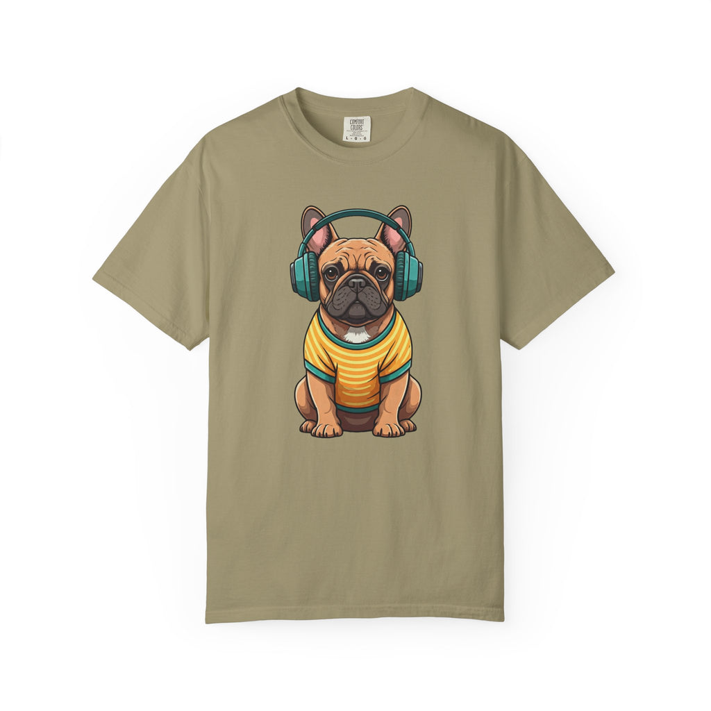 Unbothered Beats  - The Retro French Bulldog Tee