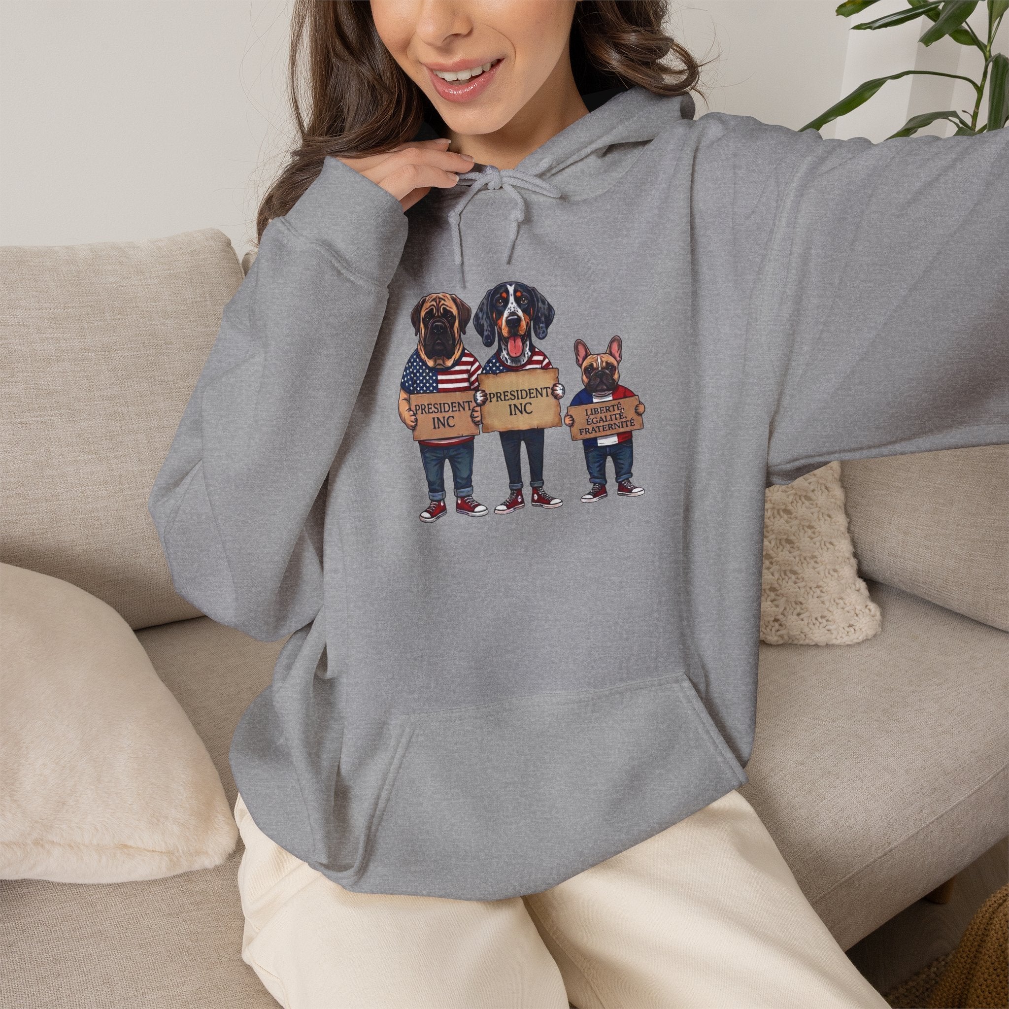 Patriotic Dog Hoodie