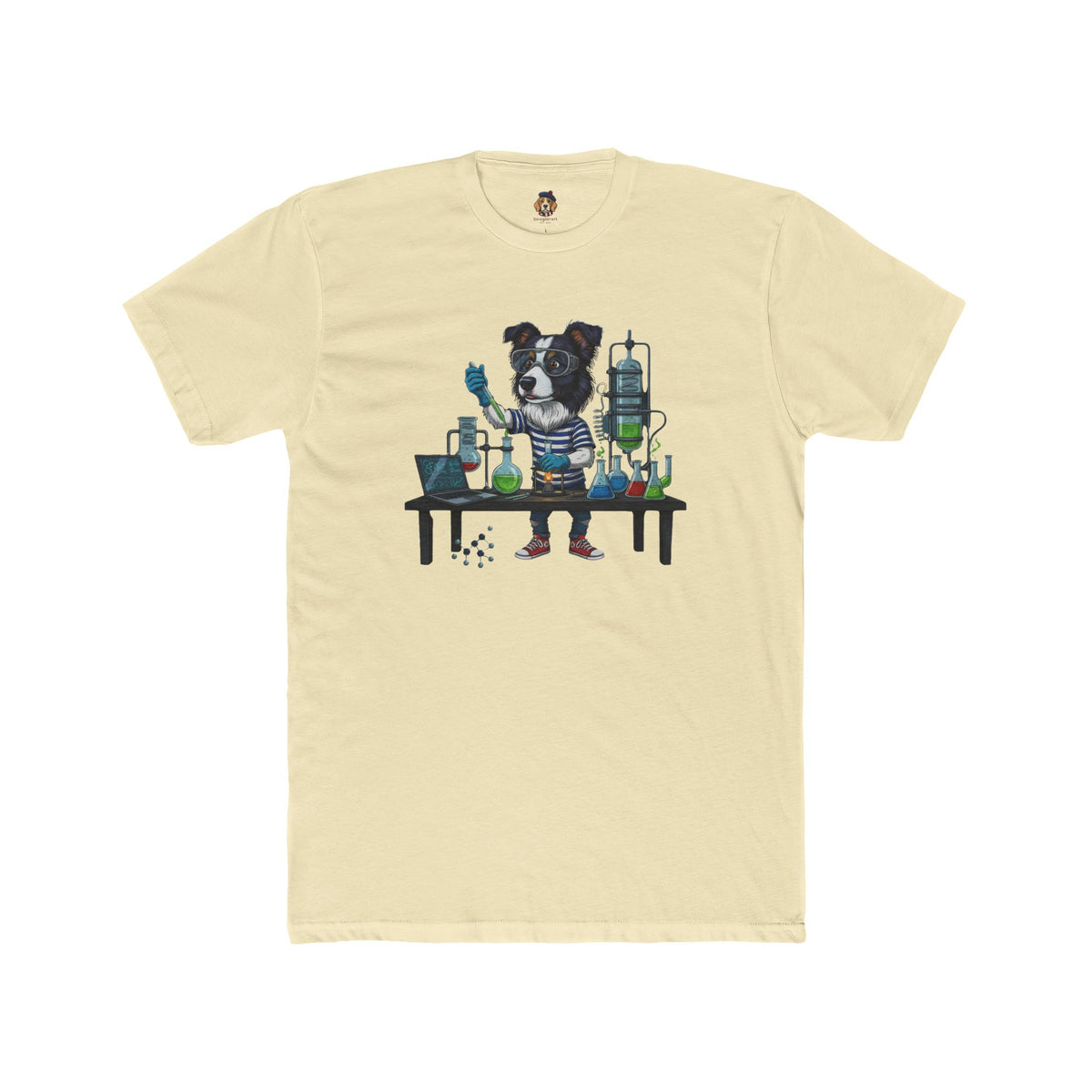 Pure Genius: The Border Collie Lab Scientist Tee