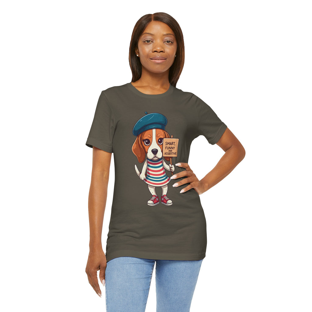 Too Loud, Too Smart, Too Bad – The Assertive Beagle Unisex T-Shirt