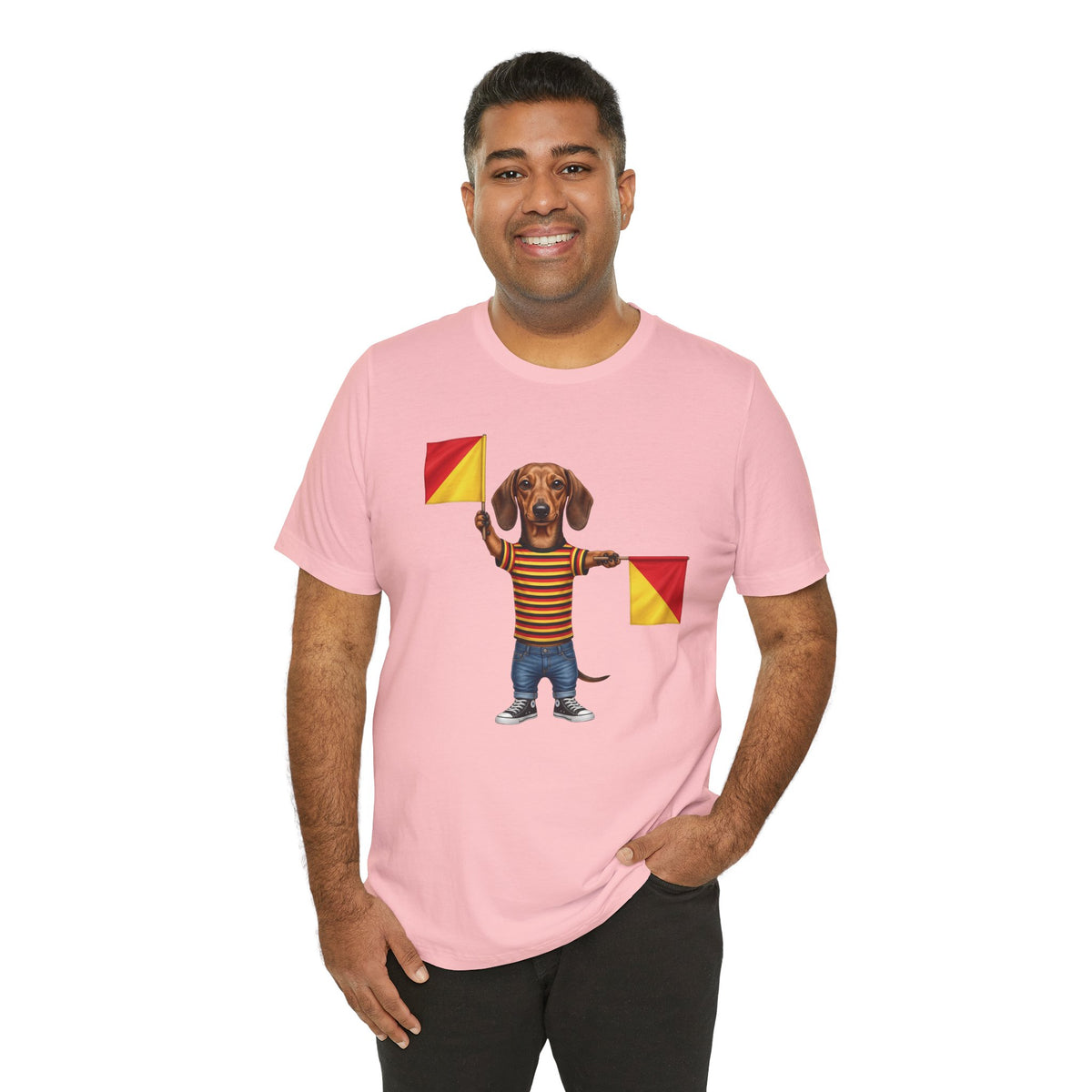 Letter J Dachshund Graphic Unisex Tee – Dispatches from Australia Collection