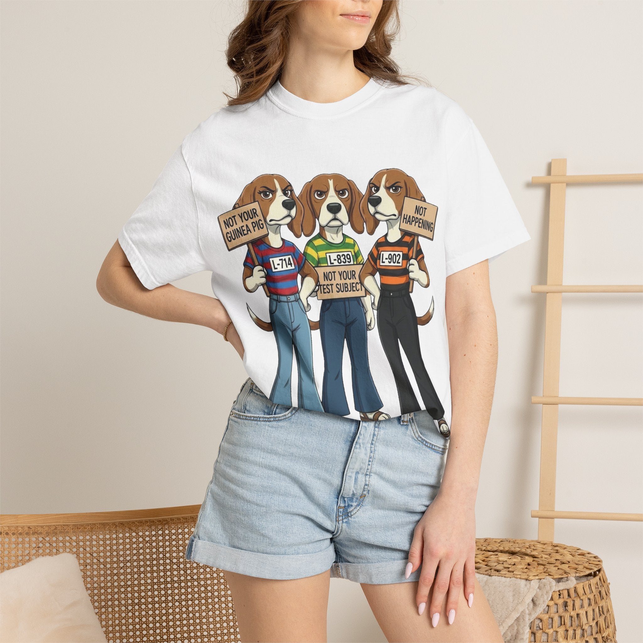 Not Your Test Subject — Beagle Freedom Protest Tee