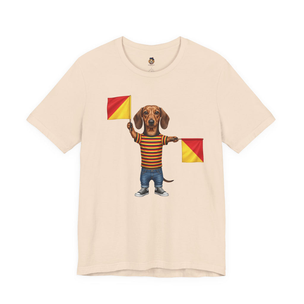 Letter J Dachshund Graphic Unisex Tee – Dispatches from Australia Collection