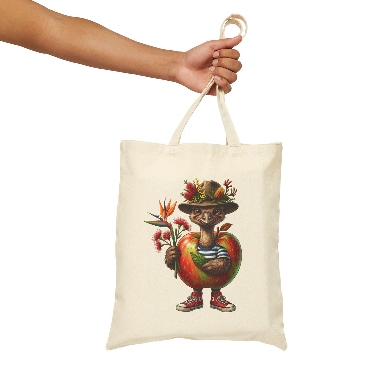 She’ll Be Apples - Heavy-Duty Aussie Emu Canvas Tote Bag