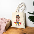 "Hard Stop" Semaphore Beagle Canvas Tote