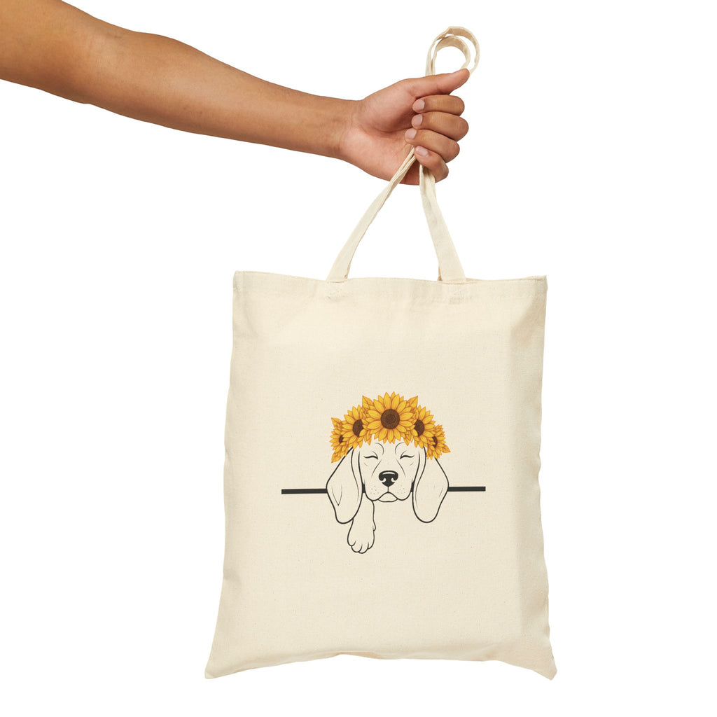 Sunflower Pup — Beagle Freedom & Hope Tote