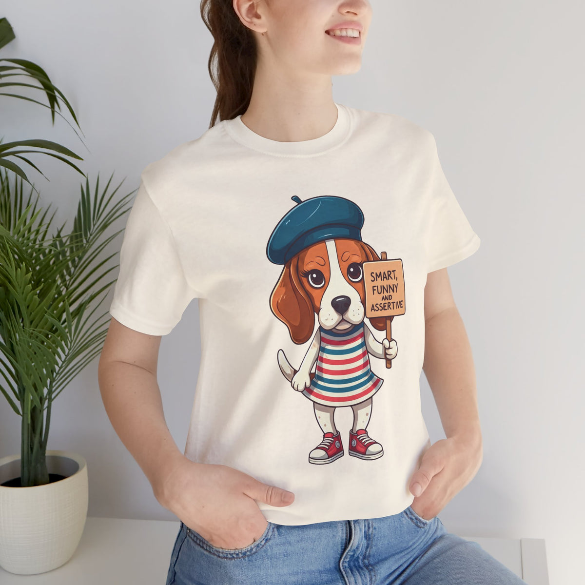 Too Loud, Too Smart, Too Bad – The Assertive Beagle Unisex T-Shirt