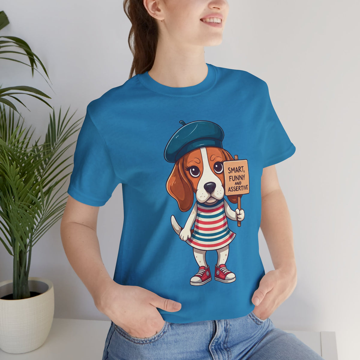 Too Loud, Too Smart, Too Bad – The Assertive Beagle Unisex T-Shirt